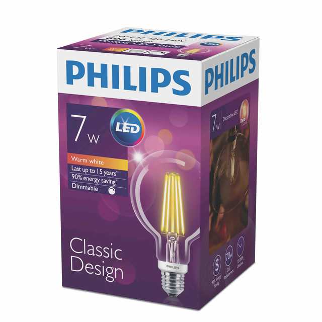 Светодиодная лампа Philips в магазинной упаковке